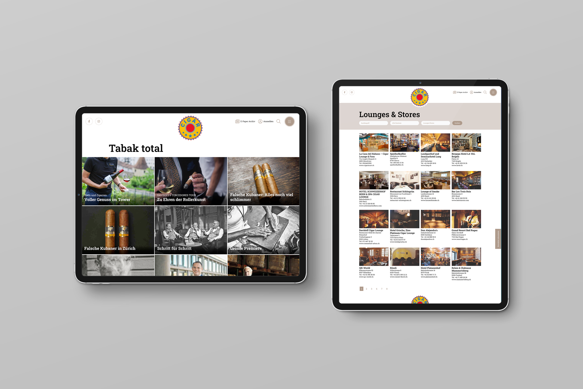 Relaunch der cigar.ch – Die Schweizer Zigarrenwelt neu erleben