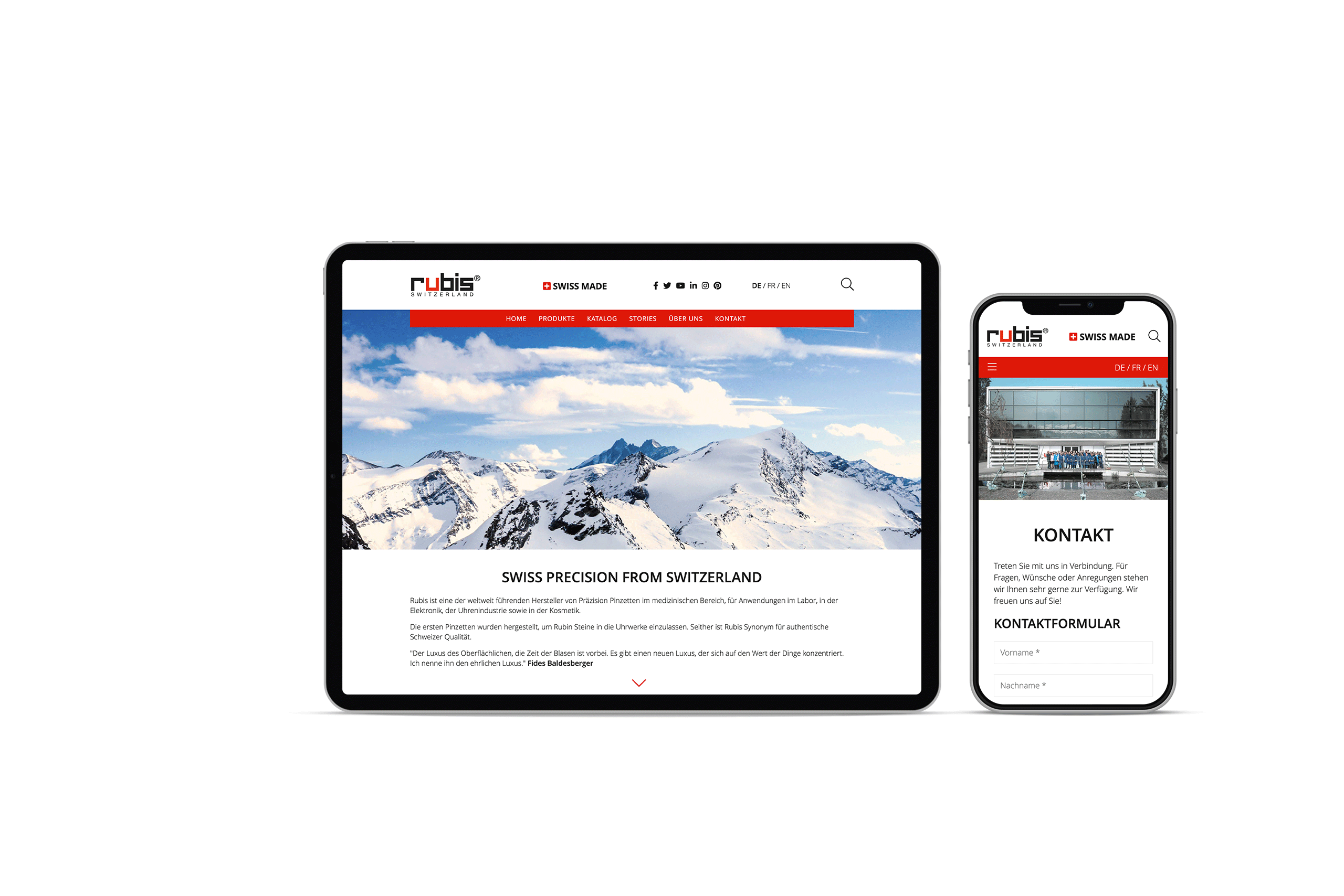 Rubis - Weltweit führender Hersteller von Pinzetten