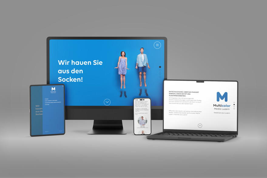 Multicolor Luzern - Kampagnenwebsite